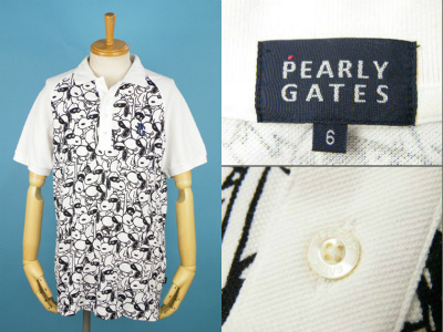 Pearly Gates パーリーゲイツ 半袖 ポロシャツ スヌーピー プリント 買取査定 バイヤーズエクスプレス ファッション