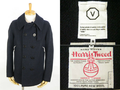 VISVIM × HARRIS TWEED GORE-TEX Pコート