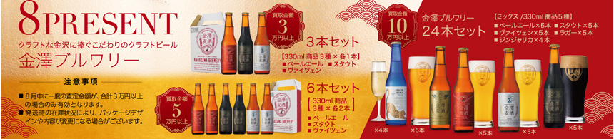 8月プレゼント